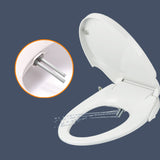 TD® Siège de toilette intelligent  Monopièce  Non électrique  Descente lente et silencieuse Jets doubles  Smart Wash  Siège de toile