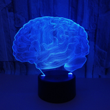 TD® xm12671-3D Veilleuse Cerf 3D Night Light 7 Changement De Couleur À Distance Led 3D Lumière Économie D'Énergie Bébé Sleep