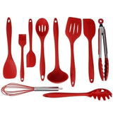 TD® Ustensiles de cuisine en silicone de qualité alimentaire 10 pièces