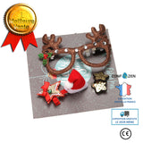 Soins bébéEnsemble de cadeaux de Noël pour cheveux Lovely Hair Hair Loop Sccessories pour enfants décoration de Noël