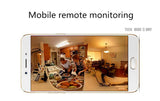 TD® camera de surveillance extérieur interieur sans fil enregistrement vision de nuit infrarouge detecteur de mouvement panoramique