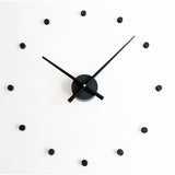 TD® Nordique moderne minimaliste bricolage horloge numérique créative longue horloge aiguille heure horloge murale accessoires