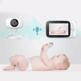 TD® Appareil soins pour bébé Écran haute définition de 4,3 pouces Caméra à liaison sans fil 2,4 Moniteur de vision nocturne infrarou