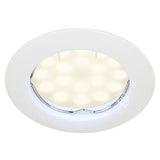 TD® Lot de 12 LED complètes, éclairage intérieur extérieur pots de LED complète blanche encastrables puissance 5W halogène chaud