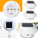 TD® Lampe solaire extérieur jardin Clôture lumière blanche led étanche décoration utilisation multifonctions haute qualité paysage