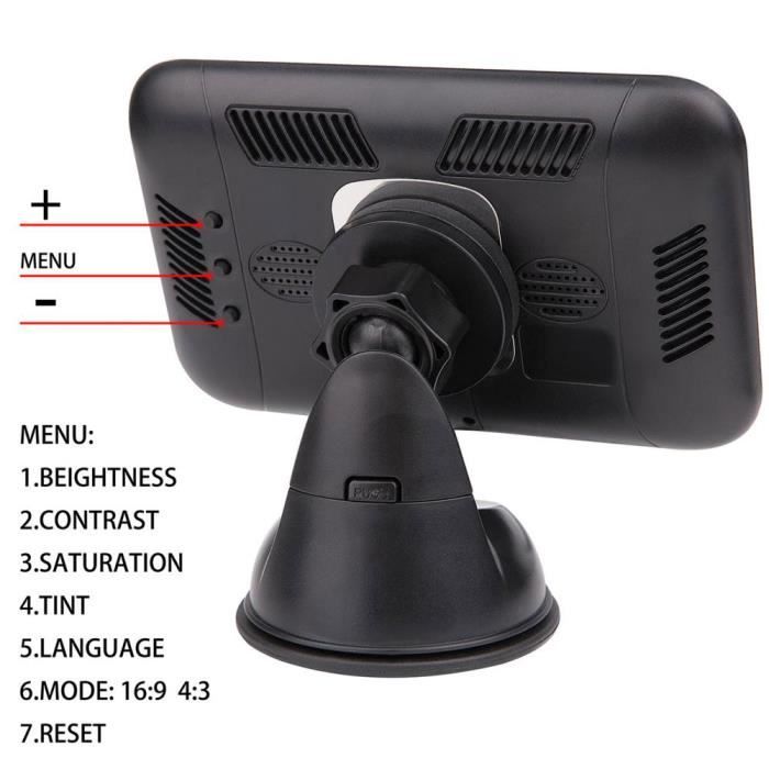 TD® Caméra de recul sans fil de voiture Vue arrière HD Support étanche affichage sans fil caméra / transmission instantanée