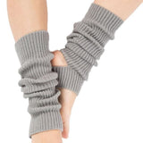 TD® Accessoires Fitness - Musculation,Tricot Yoga femmes chaussettes jambières chaud genou haute hiver tricot Crochet