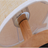 TD® Lampe de table dimmable créative en bois massif cadeau nordique alimentation chaude veilleuse