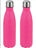 TD® Bouteille Isotherme Double Paroi Contenance 260 ml Rose Mat/Forme Compacte /Ergonomique/ Économique/Grande Contenance/ Isolation