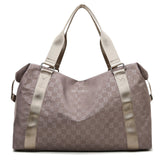 TD® Sac de voyage grande capacité voyage léger portable une épaule sport blanc sac de fitness sac de séparation sec et humide