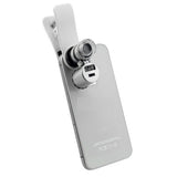 TD® Objectif smartphone appareil photo zoom 60x clip universel amélioration photos lumière LED éclairage objectif alimentation piles