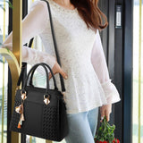 TD® Sac à main New Ladies Big Bag Sac à bandoulière Sac de messager d'âge moyen Atmosphère simple et polyvalente