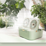 TD® Ventilateur de pulvérisation à double lame ventilateur de climatisation usb ventilateur de pulvérisation refroidi à l'eau