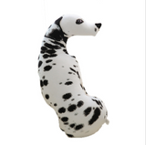 TD® 3D Dog Imprimer Coussin Coussin créatif mignon poupée en peluche cadeau   Un coussin de chien très doux  Couleur: chien blanc