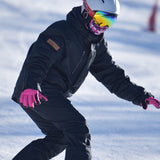 TD® Combinaison de ski chaude coupe-vent respirante combinaison de sous-vêtement de ski simple et double planche-XXL