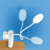 TD® Lampe de bureau à 18 LED avec clip, 3 Luminosité réglable - Contrôle tactile - 360 degrés réglable - 2200mAh Grande Capacité
