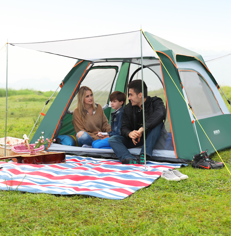 Matériel de camping,Tente de Camping légère et coupe-vent, poteau