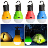 TD® Lot de 4 Pièces Eclairage de meuble/ Ampoule LED Lumière à accrocher/ Camping Tente Portable Pêche lampe lanterne