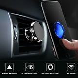 TD® Support grille aération aimant de téléphone portable voiture sortie d'air métal universel magnétique solide smartphone  fixation