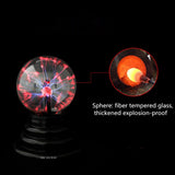 TD® Veilleuse bébé led usb prise boule électrostatique lightning magic ball atmosphère lampe cadeau enfant chambre mini lampe table