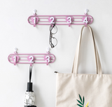 Crochet clé crochet tenture murale porte décorative mur nordique mignon porte crochet crochet en métal rose crochet figure vê