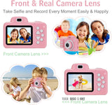 TD® (16 Go de microSD)1080P HD Enfants Caméra Appareil Photo Numérique 2,4 pouces de voyage extérieure portable pour enfants caméra,