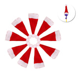 TD® Ensemble de couverts de Noël Fournitures de Noël sac à couverts ensemble de couverts fournitures de décoration de Noël 10pack