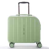 TD® Valise de voyage à roulette en alliage d'aluminium à trois sections de bagages de 16 pouces petite valise de chariot légère baga