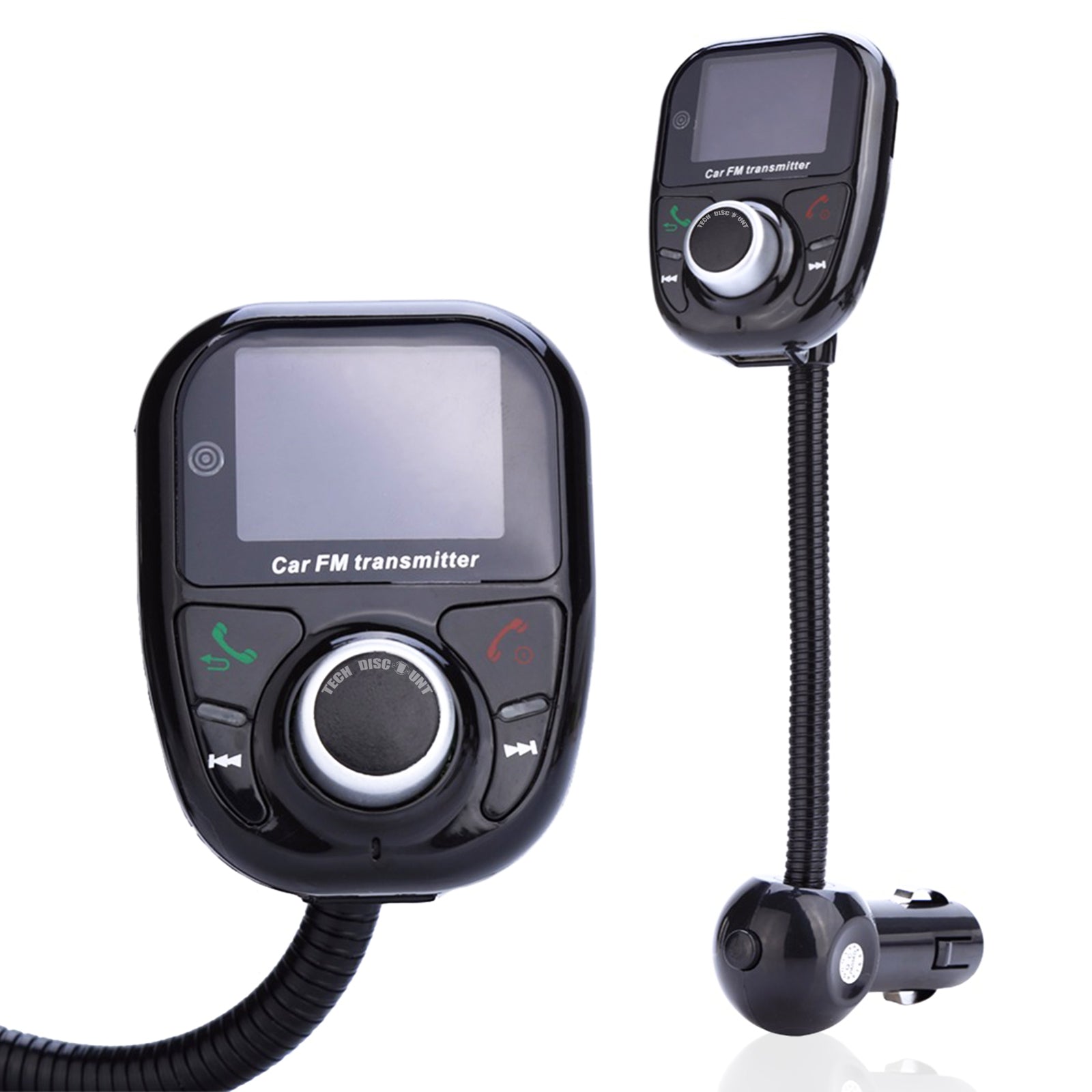 TD® FM Transmetteur Mains libres sans fil Bluetooth pour voiture