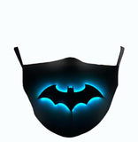 TD® Masque en tissu lavable cadeau 3D mode masques d'impression extérieure fluorescents pour hommes et femmes