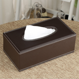 TD® Boîte de papier, boîte de papier en cuir de voiture, boîte de papier de serviette d'hôtel, boîte de mouchoirs  cuir PU d'ameuble