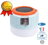 INN® Lumière de tente de télécommande rechargeable solaire extérieure lumière de camping super lumineuse lumière de camping