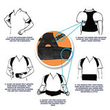 TD® Correcteur de Posture adulte sangle de maintien de taille magnétique matériel de plongée posture bossu ceinture de correction co