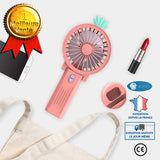 INN® Ventilateur portable ventilateur d'éclairage de poche étudiant pliable usb portable charge mini ventilateur rose