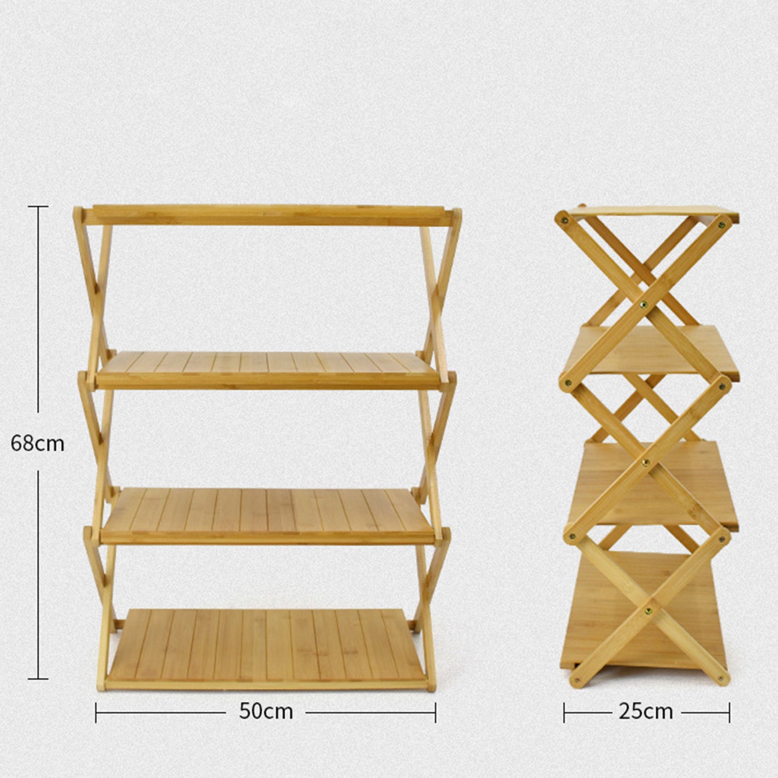 Support de Rangement extérieur en Bois Massif, Support de Stockage Portable  de Camping, Support de Vaisselle de Stockage Multicouche, Support de Fleurs  pour Table de Pique-Nique, étagère,S (Medium) : : Cuisine et