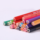 72 crayons de couleur huileux ensemble couleur triangle peinture protection l'environnement tige épaisse dessin animé école p