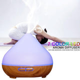 TD® Aromathérapie humidificateur purificateur d'air télécommande télécommande diffuseur ultrasonique coloré
