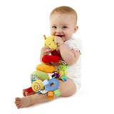 TD® Doudou pour bébé en serpent multicolore accessoire de landeau spirale bébé hochet accessoire nouveau né