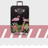 TD® Housse de couverture élastique boîte couverture valise protection valise chariot étui veste épaississement motif flamingo flaman