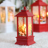 TD® Noël fantaisie chandelier petite lampe de nuit lampe à huile flamme bougie produit éclairage de Noël ornement décoration de bure