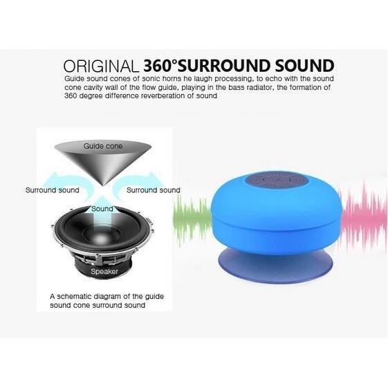 Enceinte Bluetooth étanche Mini Haut-parleur Portable Douche