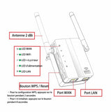 TD® Répéteur amplificateur de signal wifi /Routeur WIFI sans fil / Huate Vitesse de transmission  300 Mbps /