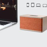 INN® Wooden home bluetooth speaker mobile phone computer dual speakers high-power subwoofer mesh audio