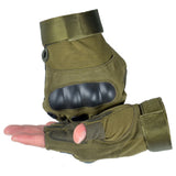 TD® M code vert extérieur cyclisme demi-doigts gants sport anti-coupure résistant à l'usure fitness tactique demi-doigts gants