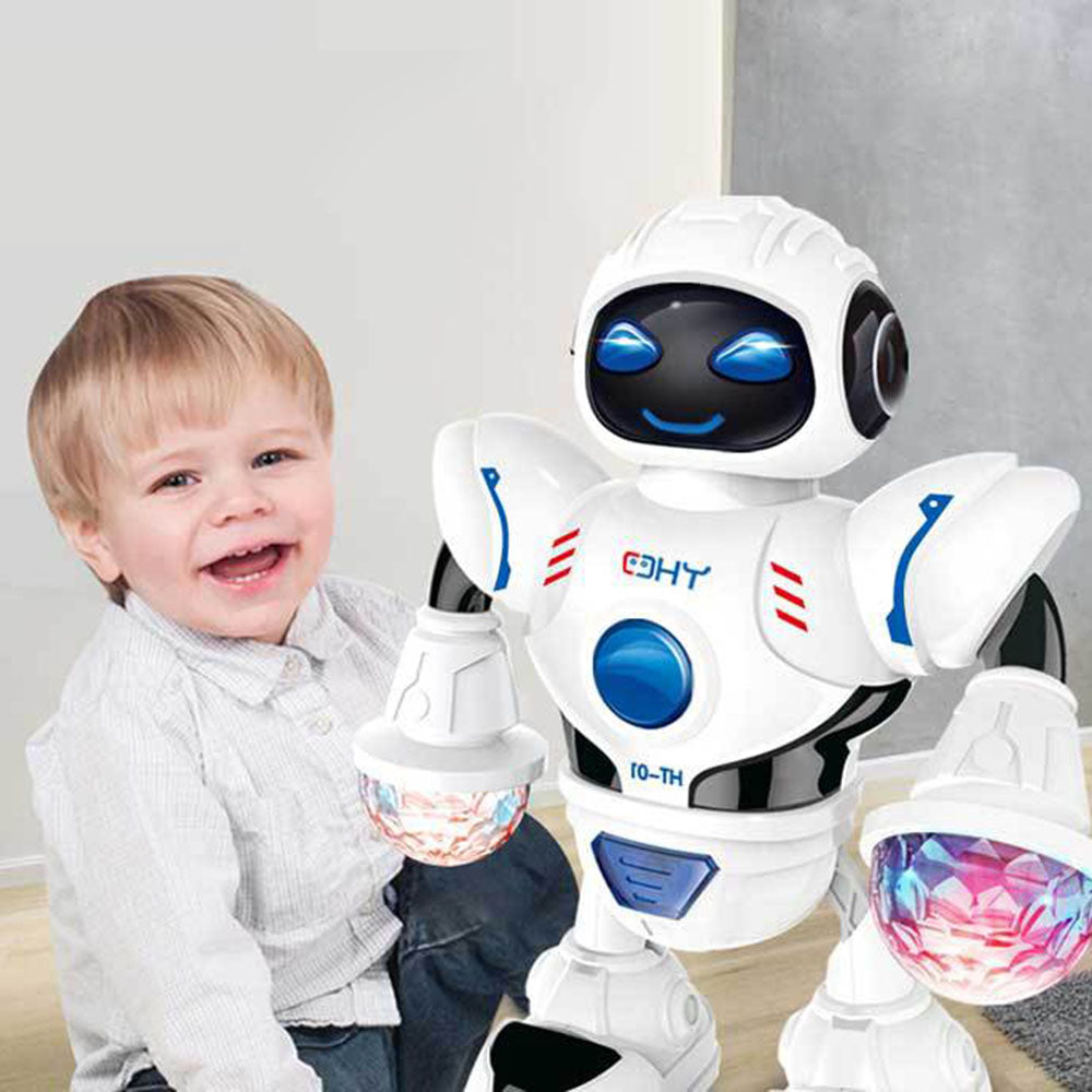 Télécommande Robot Jouets Enfants Son Et Lumière Danse Électrique