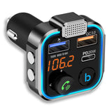 TD® BT23 voiture MP3 bluetooth lecteur mains libres appel U disque clé à cinq voies musique rythme transmetteur fm est largement uti