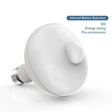 TD® Ampoule Champignon E27 LED 650 Lm 12 W PIR à Infrarouge Détecteur de Mouvement AC85-265V Bulbe Lumière/ Capeur de lumière LED