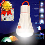 TD® Lanterne de camping 6 LED Éclairage orange campement randonnée camping luminaire de tente 3 x piles AAA 4 modes d'éclairage
