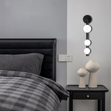 Lampe miroir projet d'hôtel salon fond mur chambre chevet verre applique murale