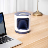 TD® Petit ventilateur multifonctionnel bureau à domicile muet USB puissance projection purificateur d'air à ions négatifs